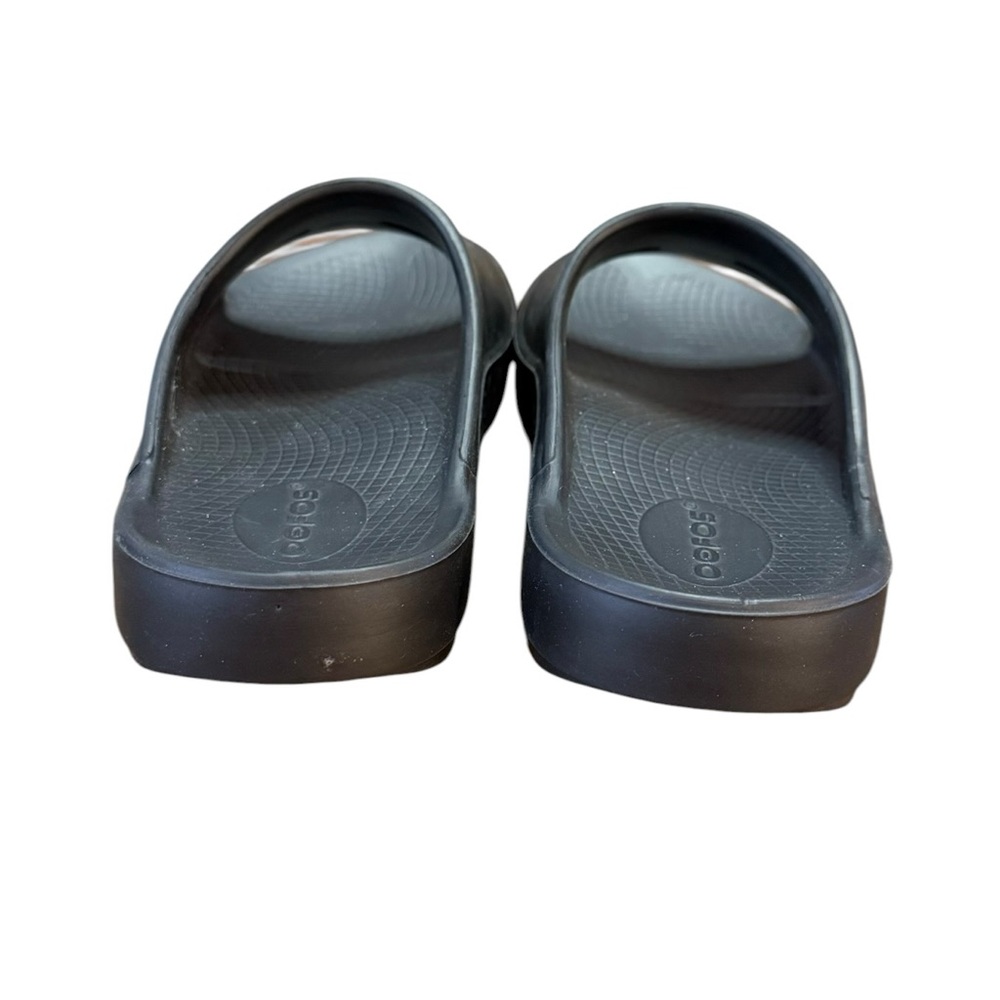 OOFOS OOahh Recovery Slide Sandals Women’s Size 8 Men’s Size 6 Black - Picture 2 of 8
